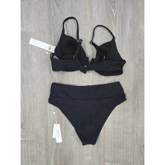 Nwt B.swim Bikini Lili Underwire Padded Top and Ariel High Leg Bottom sz L - Picture 3 of 9
